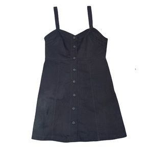 NWT Olive Cheltenham Charcoal/Gray Button Down Dress